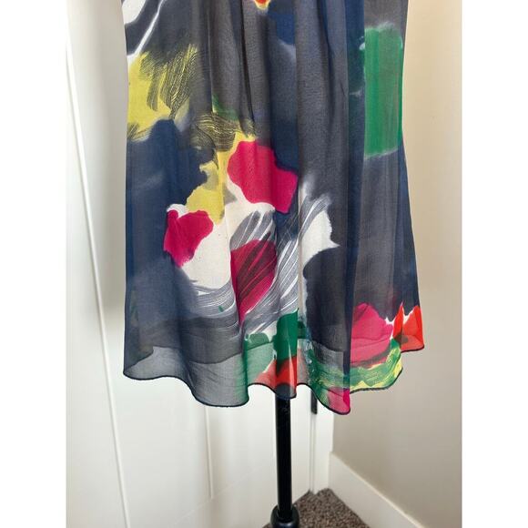 Matty M Women’s Silk Floral Sleeveless Tank Top Size Small - Picture 4 of 7